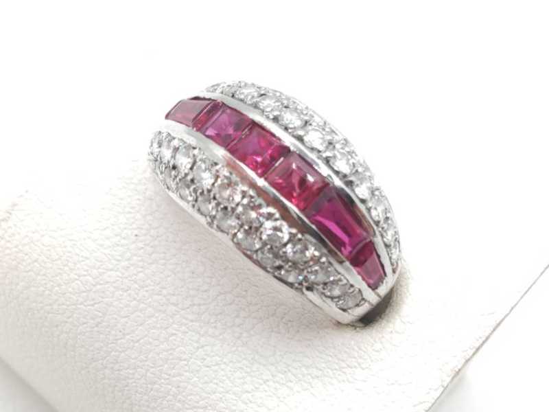 ジュエリー買取 リング Pt900 ルビー ダイヤ